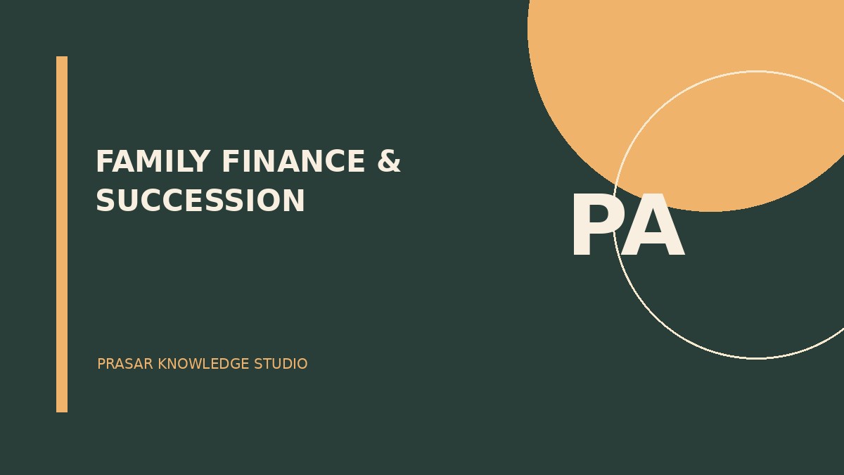 Annual family financial review: a practical agenda